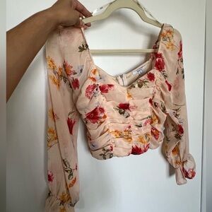 Cropped Floral top